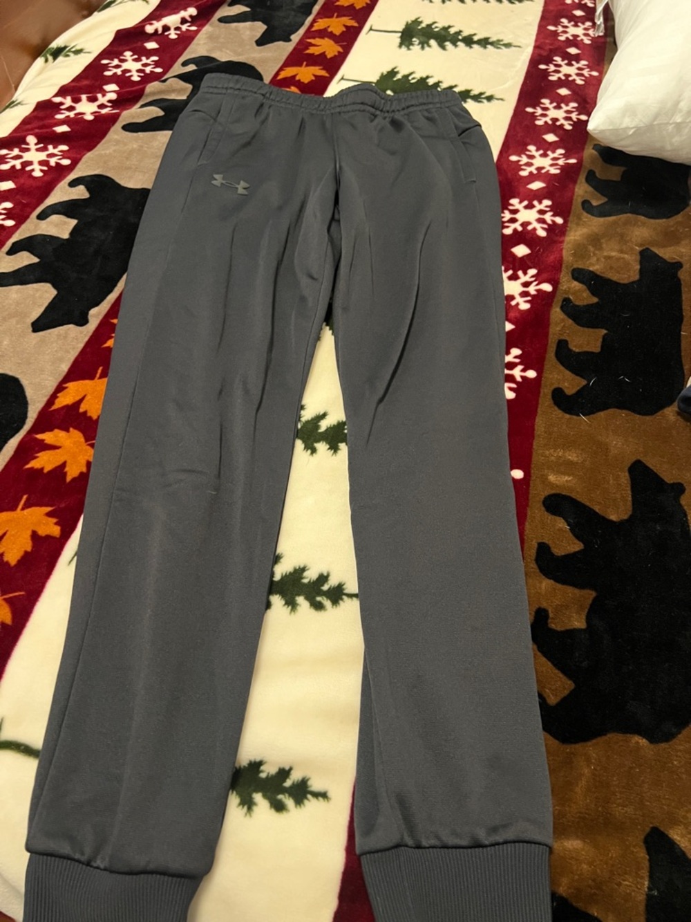 Under Armour Black Drawstring Jogger Pants